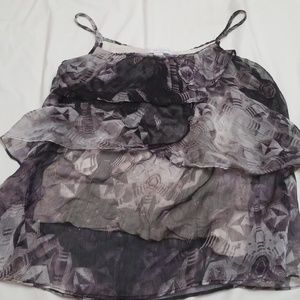 NY & Company // Lined Chiffon Spaghetti Strap Top